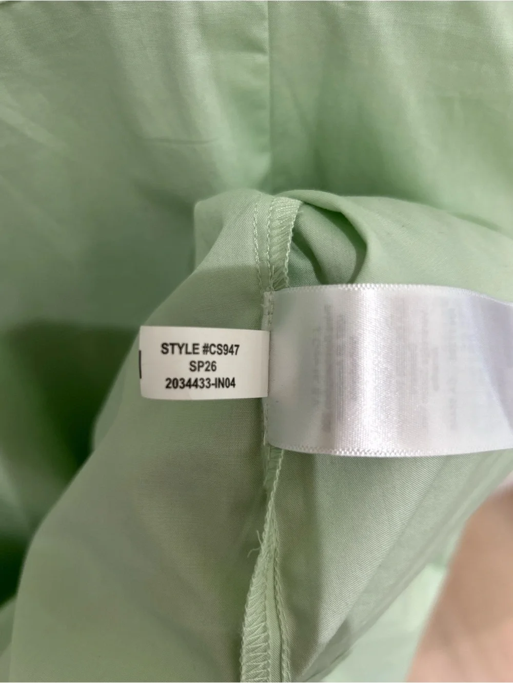 J. Crew Utility Cotton MIDI Shirt Dress Mint Green Size 6 NWT Classic Minimalist
